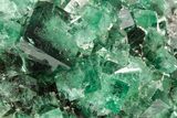 Fluorescent Green Fluorite Cluster - Diana Maria Mine, England #208877-2